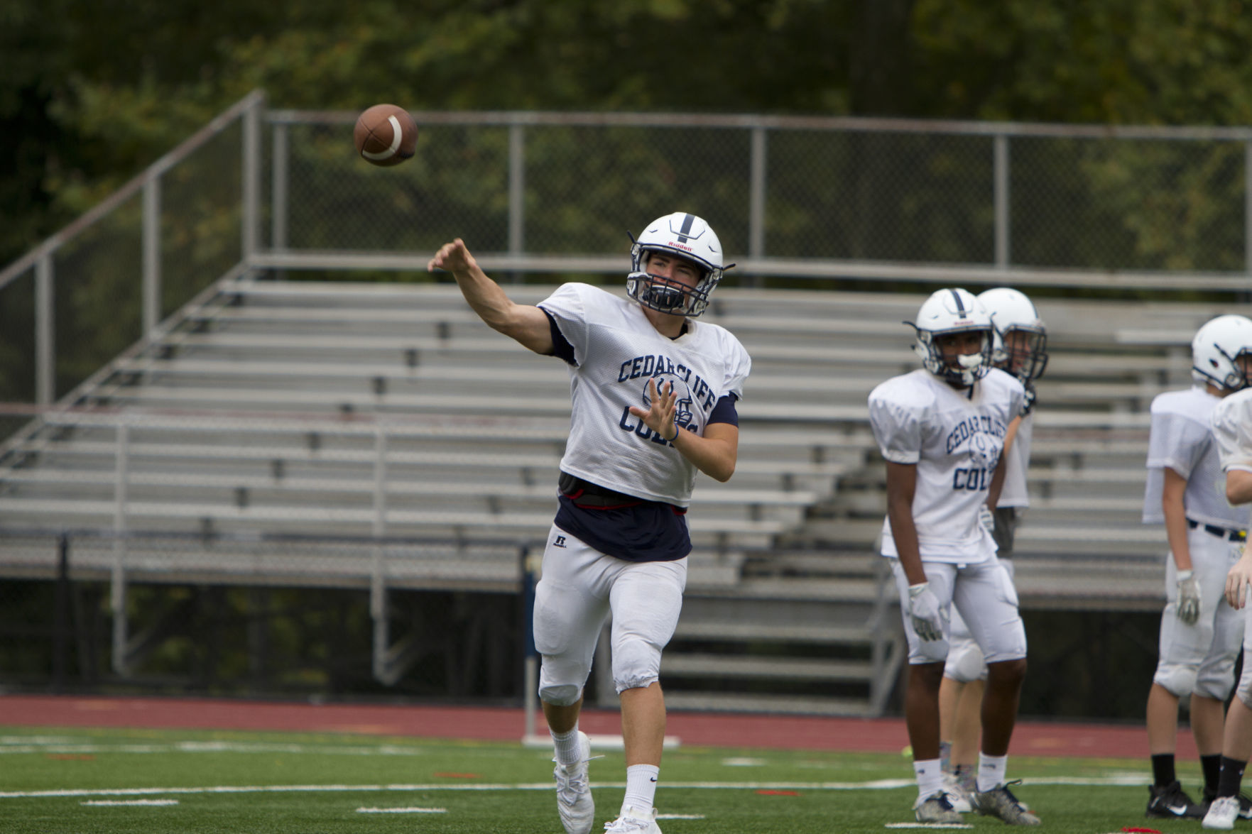 Cedar Cliff football practice
